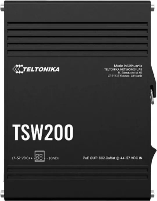 Teltonika TSW200 Switch Ethernet PoE+ Industriale