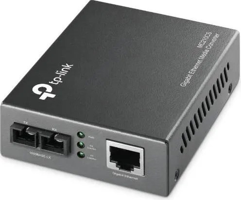 TP-Link MC210CS convertitore multimediale di rete 1000 Mbit/s 1310 nm ModalitÃ  singola Nero