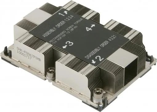 Supermicro SNK-P0067PSMB sistema di raffreddamento per computer Processore Dissipatore di calore/Radiatore
