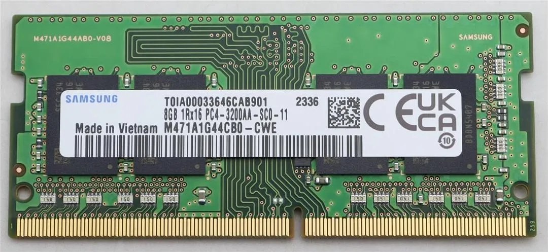 PARTI DI RICAMBIO 8GB DDR4 SODIMM MEMORY MODULE