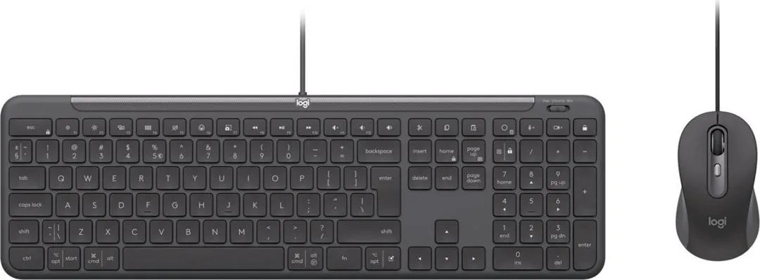 Logitech Combo Cablato MK620 per Aziende - Grafite - US