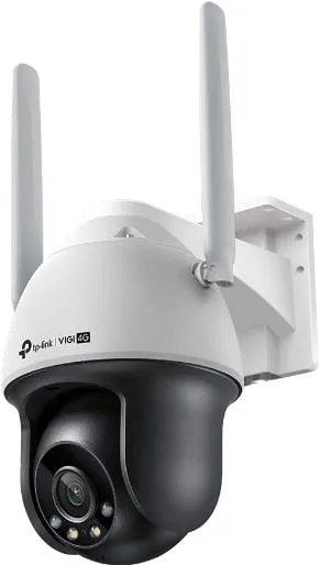 TP-Link VIGI C540-4G V1 - Netzwerk-Ãberwachungskamera - schwenken / neigen - Turret - AuÃenbereich - wetterfest - Farbe (Tag&Nacht) - 4 MP - 2560 x 1440 - M12-Anschluss - feste Brennweite - Audio - drahtlos - 4G, LAN 10/100, LTE, WCDMA - H.264, H.265, H.265+, H.264+ - DC 12 V (VIGI C540-4G(4mm))