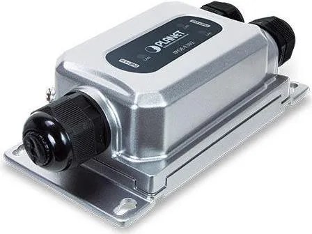 PLANET IPOE-E302 moltiplicatore di rete Trasmettitore di rete Nero, Grigio 10, 100, 1000 Mbit/s