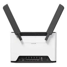 Mikrotik Chateau LTE7 ax router wireless Gigabit Ethernet Dual-band (2.4 GHz/5 GHz) 4G Nero, Bianco