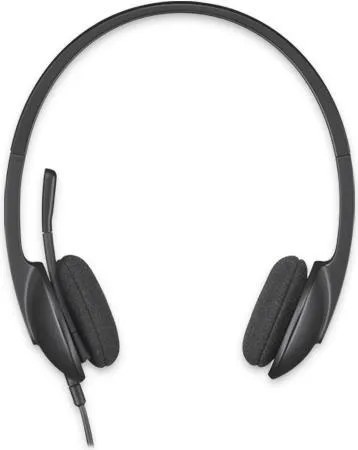 Logitech 981-000507 H340 Cuffie USB Cablate Nere