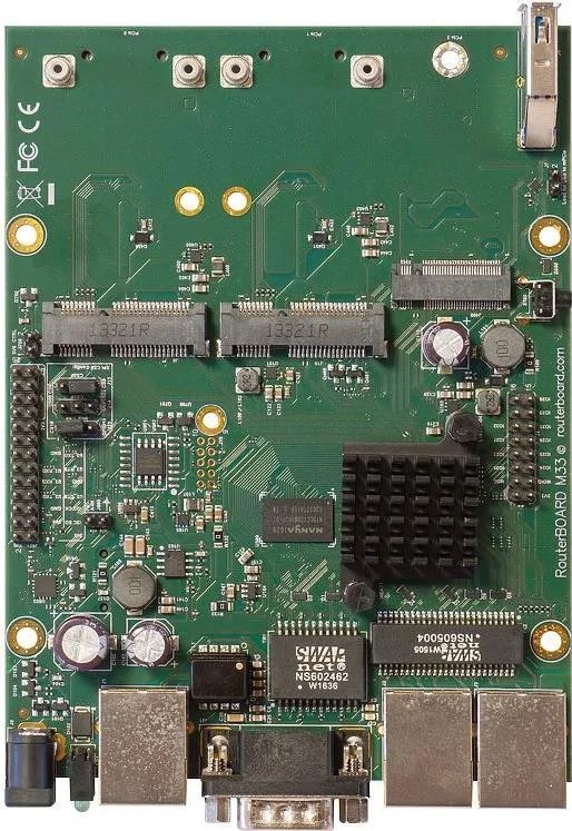 Mikrotik RBM33G router cablato Nero, Verde, Grigio