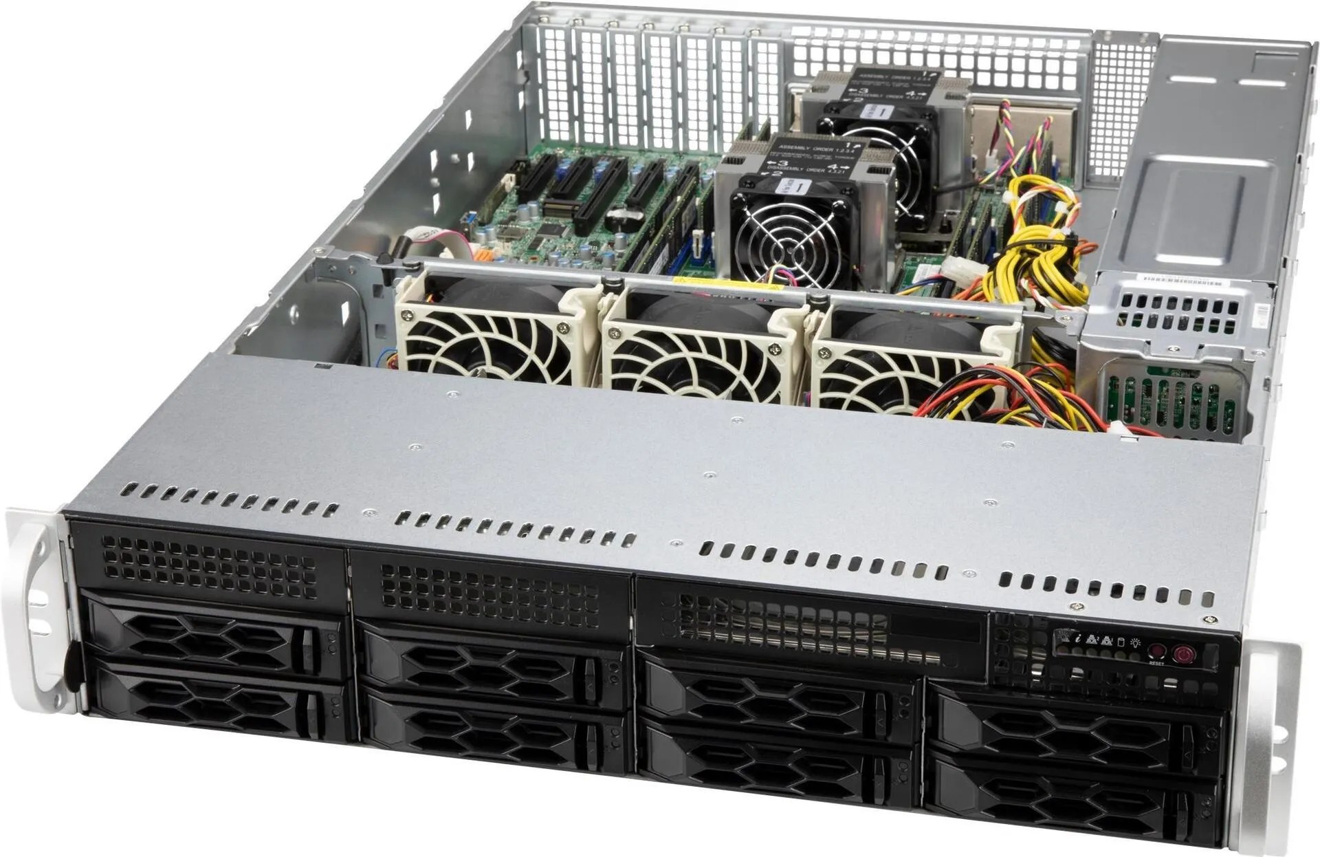 Supermicro CSE-LA25TQC-R609LP computer case Supporto Nero 600 W
