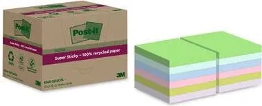 Foglietti riposizionabili Post-it®Super Sticky carta riciclata al 100% …