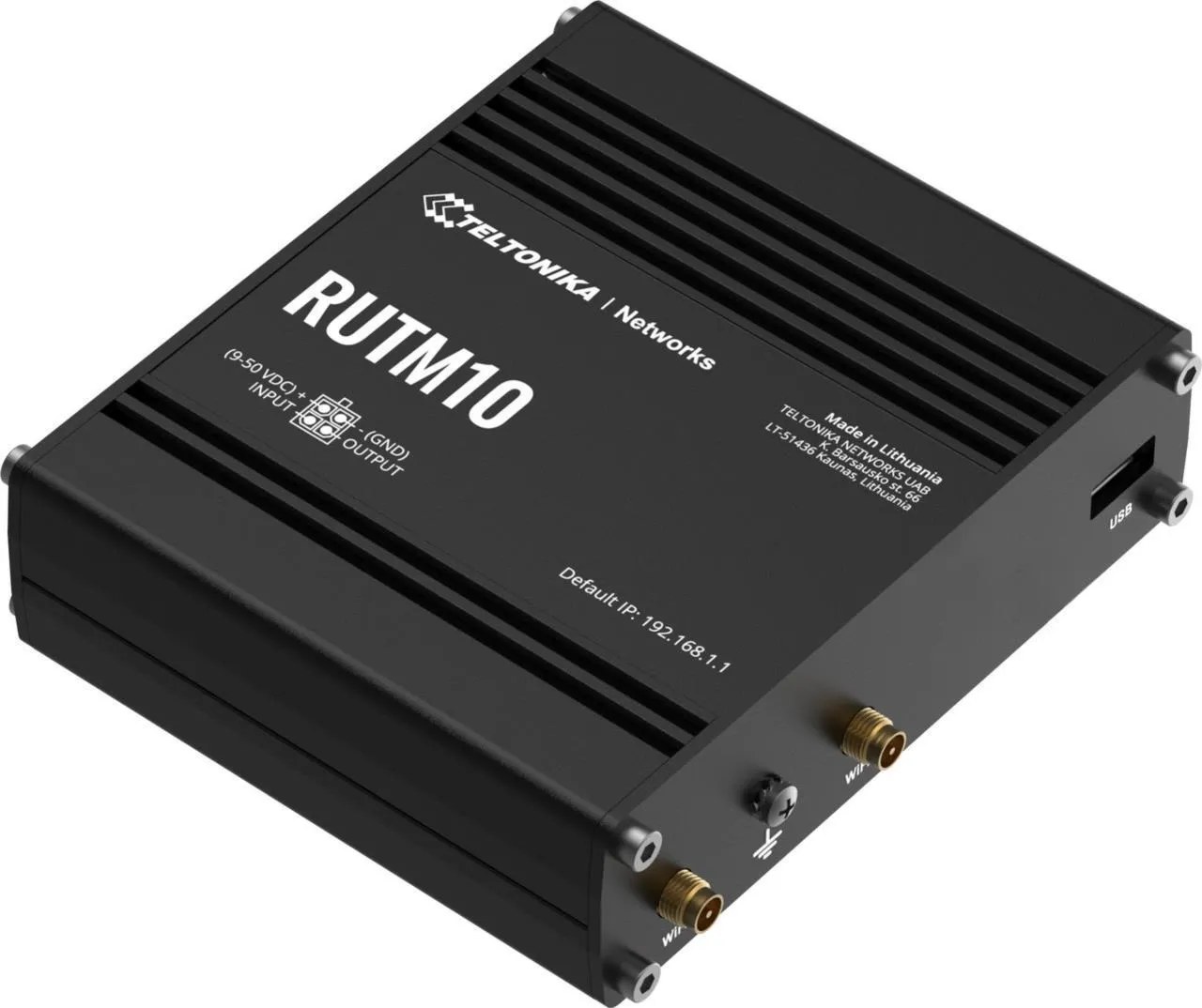 Teltonika RUTM10 router wireless Gigabit Ethernet Dual-band (2.4 GHz/5 GHz) Nero