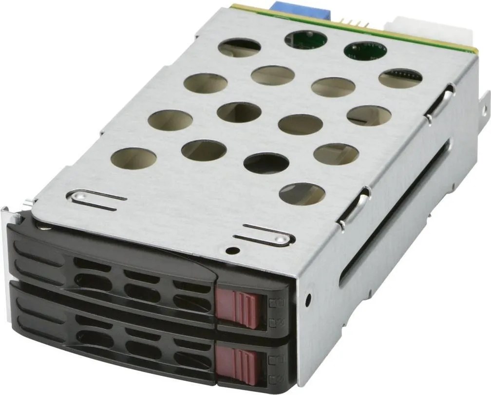 Supermicro MCP-220-82616-0N pannello drive bay 2x 5,25" Pannello portante Nero, Metallico