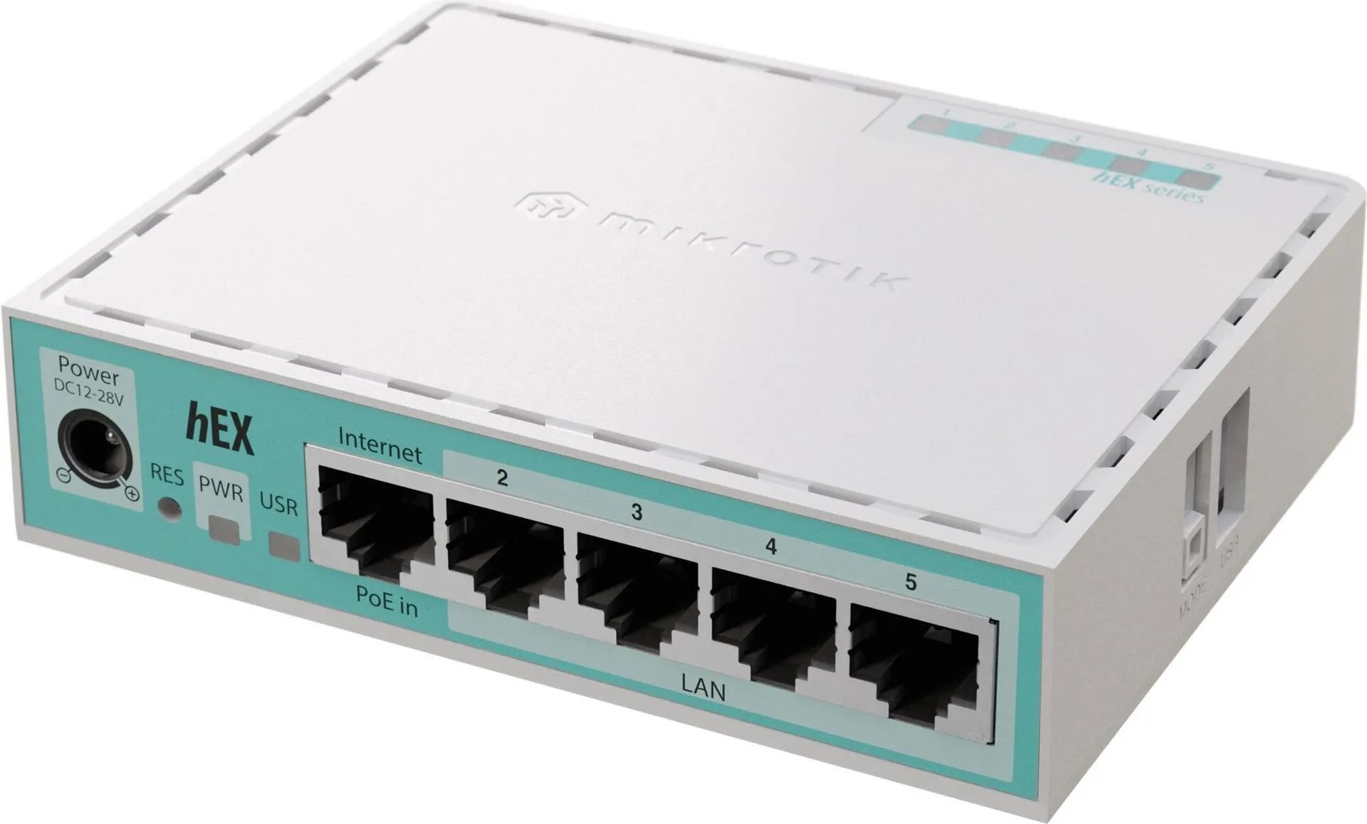 Mikrotik hEX router cablato Gigabit Ethernet Bianco