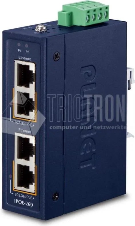Planet IPOE-260 Switch PoE Gigabit Ethernet a 4 porte da montare a parete