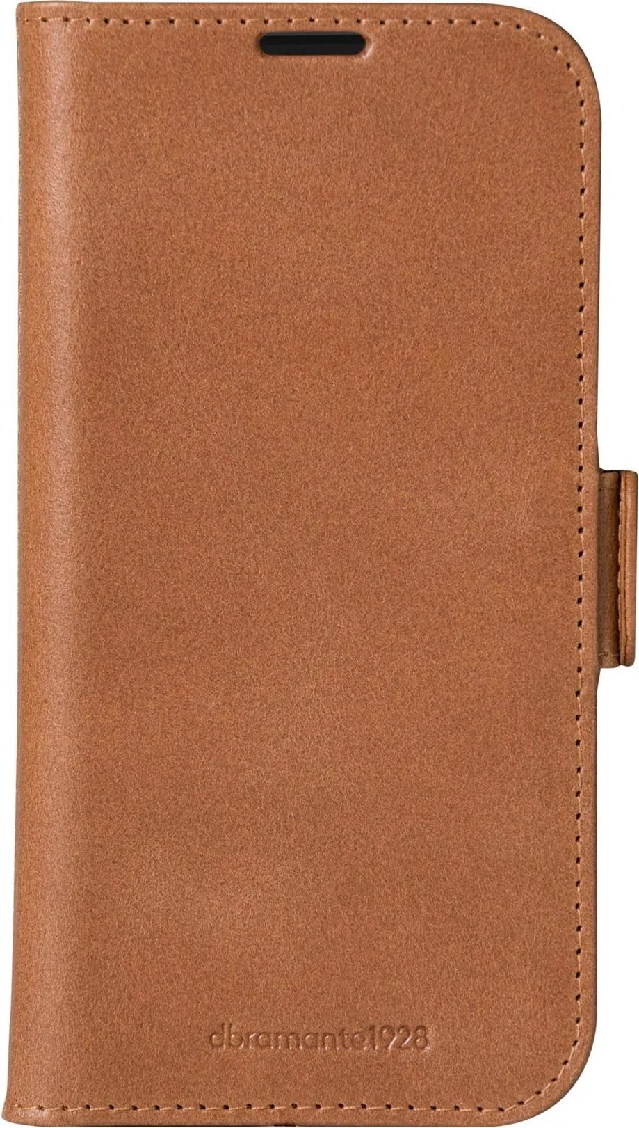 dbramante1928 Copenhagen - Flip-HÃ¼lle fÃ¼r Mobiltelefon - genarbtes Leder - Hellbraun - fÃ¼r Apple iPhone 16 (CO61GT006201)