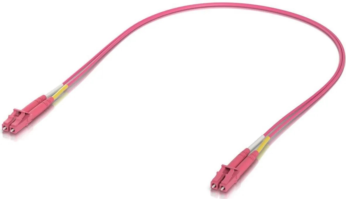 Ubiquiti UACC-OFC-M2-LULU-0.5M-50 cavo InfiniBand e in fibra ottica 0,5 m LC LC/LC Rosa