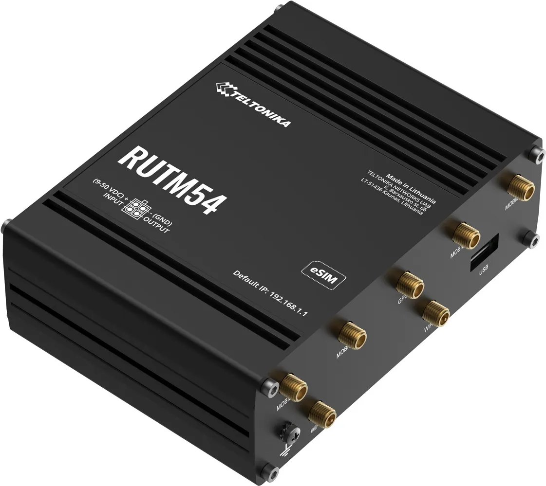 Teltonika Router RUTM54 Dual 5G eSIM TELIT Router