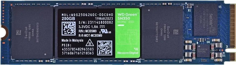 PARTI DI RICAMBIO GREEN SN350 250 GB M.2 PCI