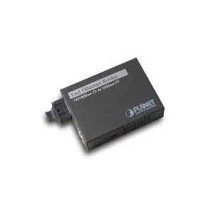 PLANET FT-802S15 convertitore multimediale di rete 100 Mbit/s 1310 nm Modalita singola Nero