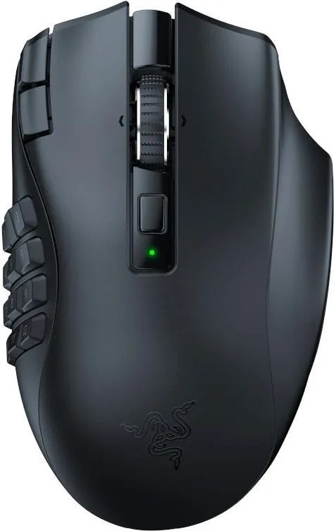 Razer Naga V2 HyperSpeed mouse Gaming Mano destra RF senza fili + Bluetooth Ottico 30000 DPI