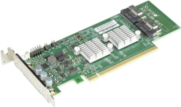 Supermicro AOC-SLG4-4E4T-O 4-Port Retimer, x16 PCIe Gen 4,RoHS