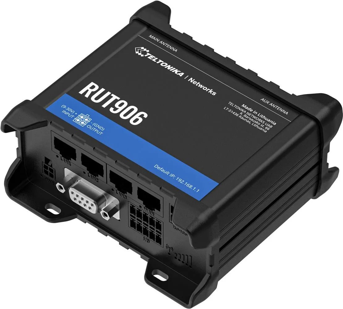 Teltonika · Router· RUT906· LTE Modem Router/WLAN - Router - WLAN Router di rete cellulare