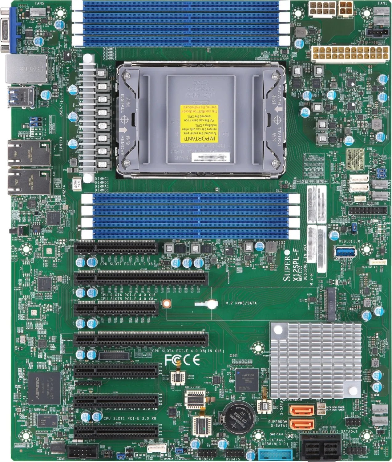 Supermicro MBD-X12SPL-F-B scheda madre Intel® C621 LGA 3647 (Socket P) ATX