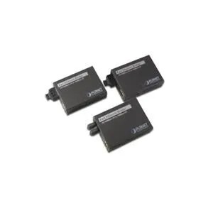 PLANET FT-802 convertitore multimediale di rete 100 Mbit/s 1310 nm Modalita multipla, Modalita singola Nero