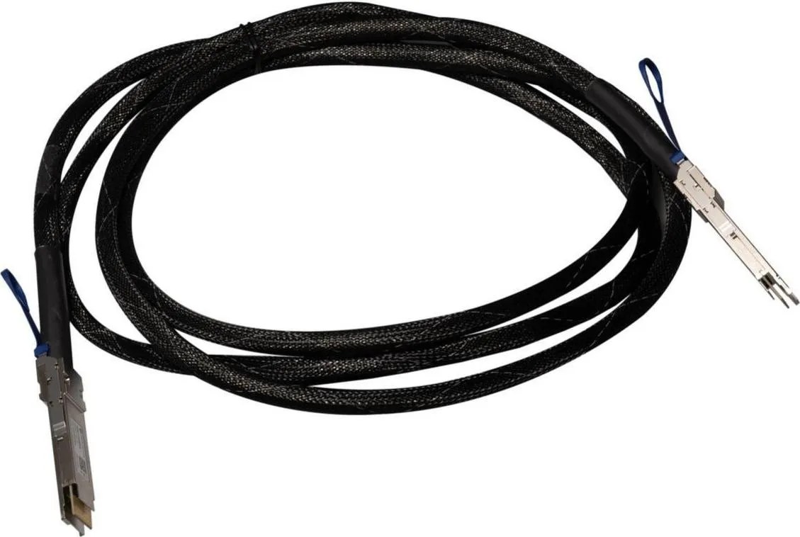 Mikrotik DDQ+DA0003 cavo InfiniBand e in fibra ottica 3 m QSFP-DD DAC Nero