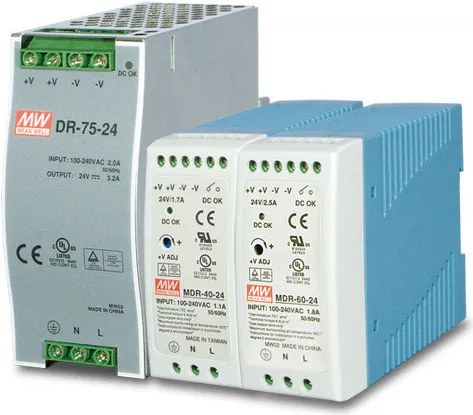 PLANET PWR-40-24 alimentatore per computer 40 W Blu, Bianco