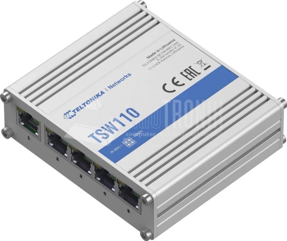 Teltonika TSW110 Unmanaged Layer 2 Switch