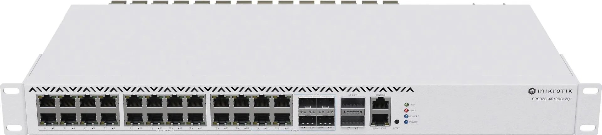 Mikrotik CRS326-4C+20G+2Q+RM switch di rete Gestito Gigabit Ethernet (10/100/1000) Grigio