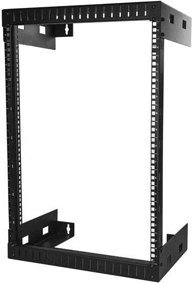 StarTech.com 15 HE wandmontage Server Rack - 30,5cm tief - Open Frame - Netzwerk Rack - 2 Post Rack - Schrank - geeignet fÃ¼r Wandmontage - Schwarz - 15U - 30.5 cm (12")