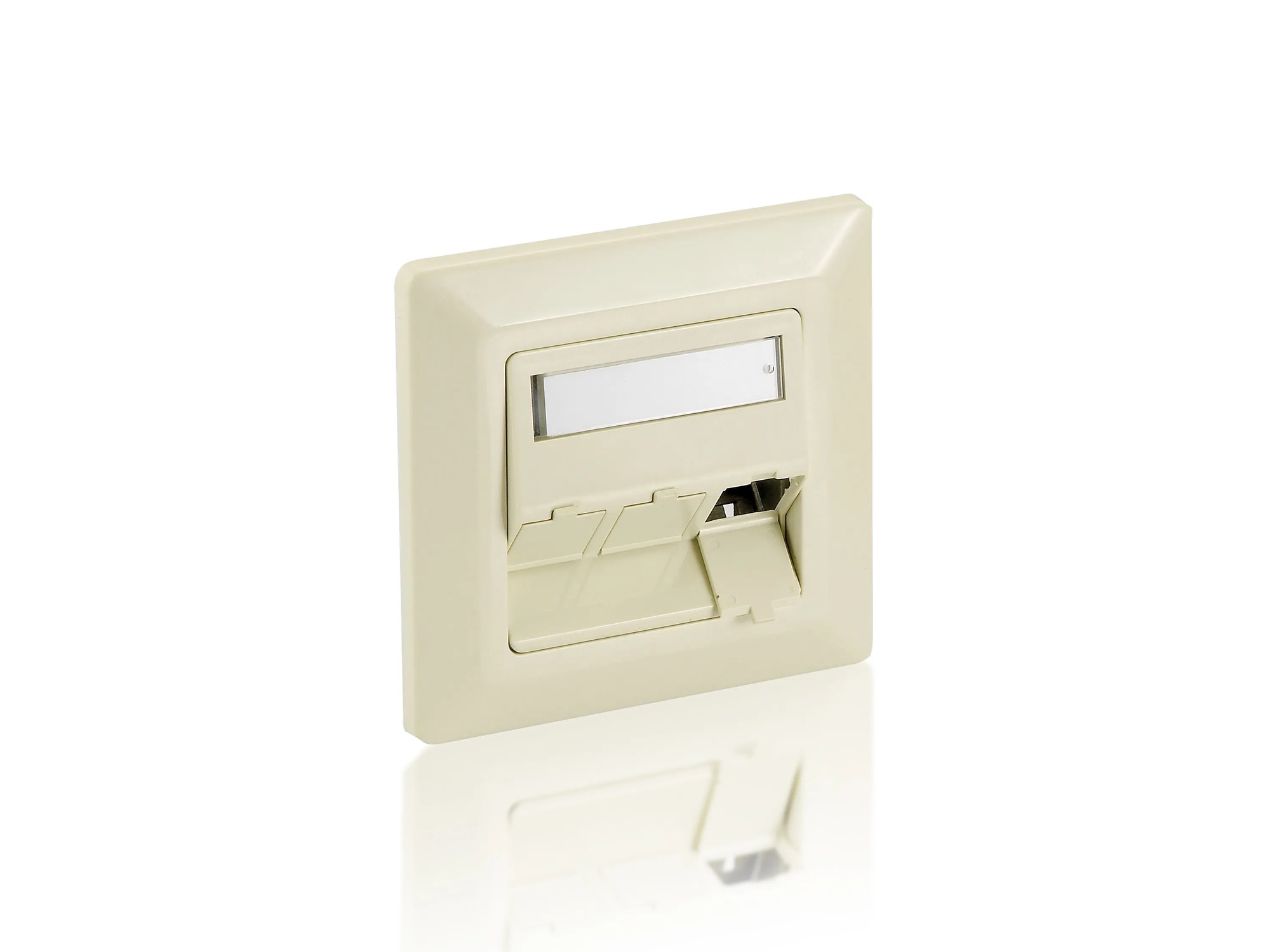 Equip 761304 Placca copripresa e copri interruttori Bianco