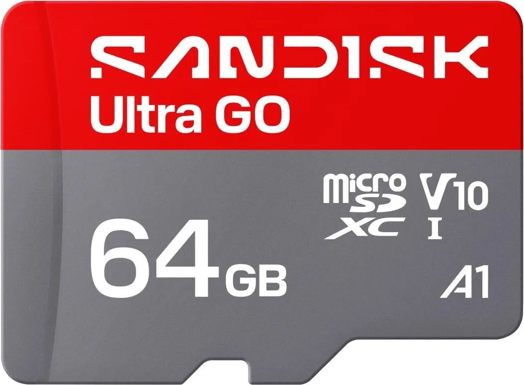 SanDisk Ultra GO microSDXC 64 GB UHS-I V10 A1 bis 140 MB/s Lesen