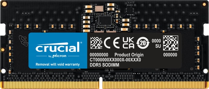 Modulo di memoria Crucial CT8G56C46S5T 8 GB 1 x 8 GB DDR5 ECC
