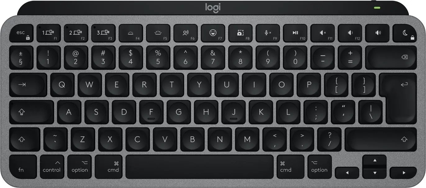 Logitech Master MX Keys Mini For Mac tastiera Casa/ufficio Bluetooth QWERTY US International Nero, Grigio