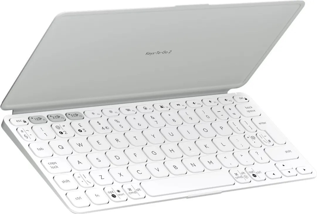 Logitech 920-012985 Keys-To-Go 2 Tastiera Grigio Chiaro