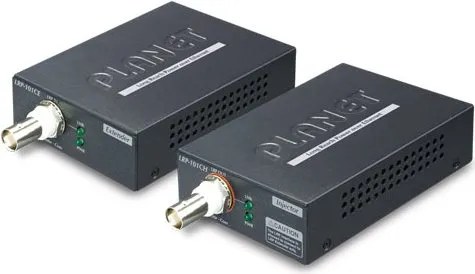 PLANET LRP-101C-KIT moltiplicatore di rete Ricevitore e trasmettitore di rete Blu 10, 100 Mbit/s