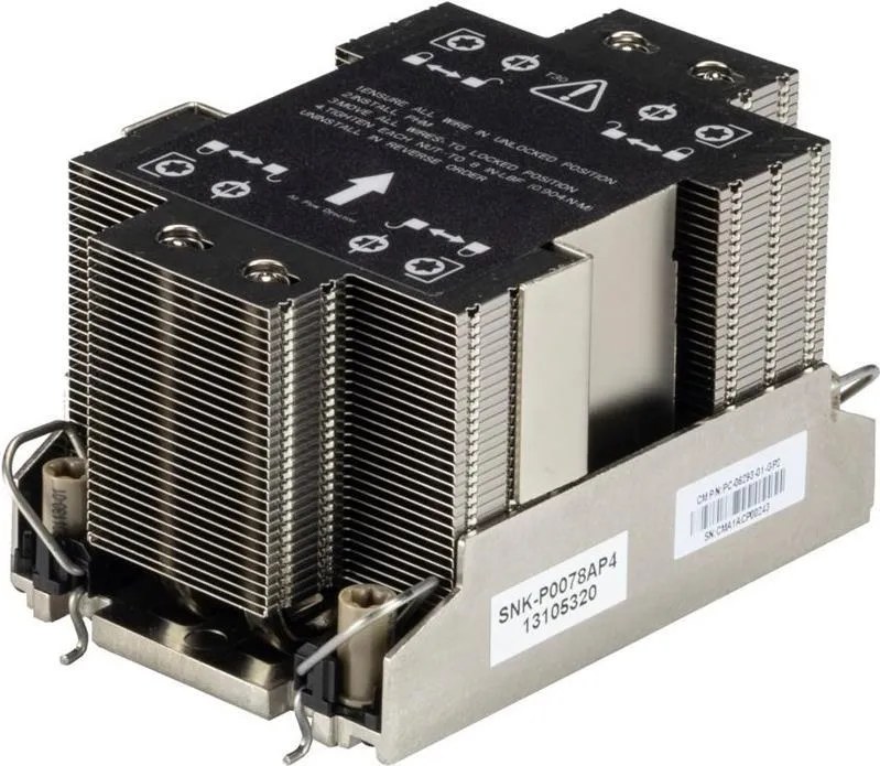 Supermicro SNK-P0078AP4 sistema di raffreddamento per computer Processore Dissipatore di calore/Radiatore Acciaio inossidabile