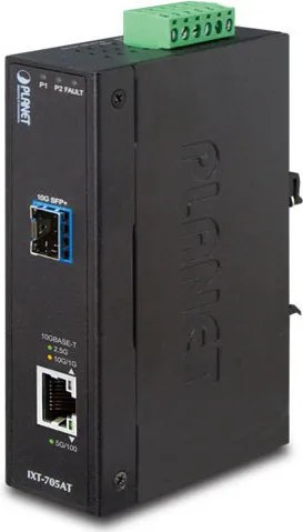 PLANET IXT-705AT convertitore multimediale di rete 20000 Mbit/s Blu