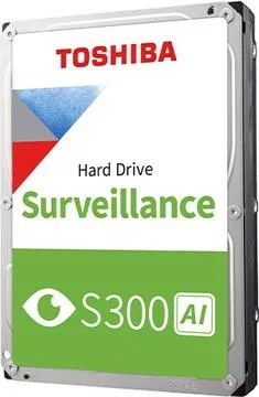 Toshiba S300 Surveillance AI 20TB 3.5" SATA HDD 7200 RPM 512MB Cache CMR