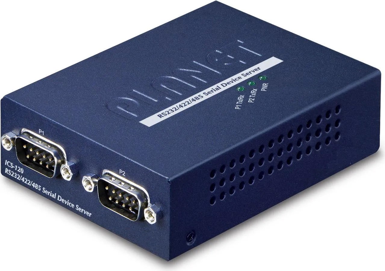 PLANET 2-Port RS232/422/485 Serial server seriale
