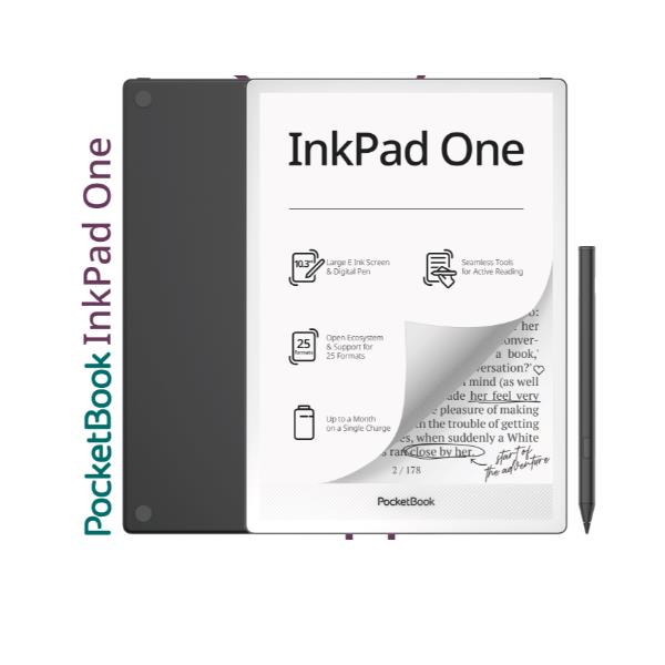 PocketBook InkPad One 1030 10.3 E-ink Mobius 32GB Wi-Fi E-reader – Matte Black