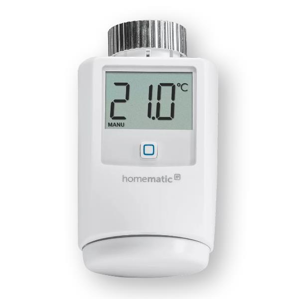eQ-3 AG Homematic IP HMIP-eTRV, RF, 868,3 MHz, Weiß, M30 x 1.5, IP20, Digital