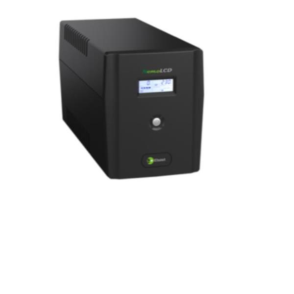 UPS ELSIST NEMOLCD 65 - 650VA/240W LCD 2Schuko USB+SW Fino:30/06