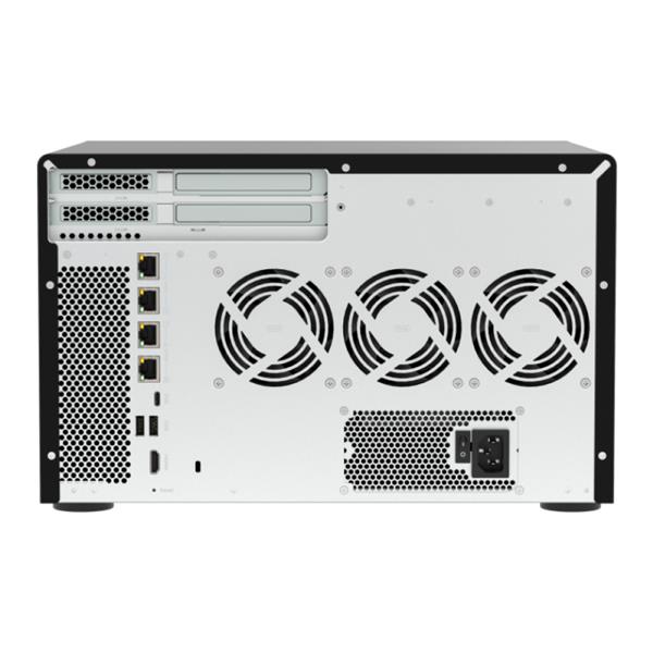 QNAP TVS-h1277AX-R5-16G NAS System 12-Bay + 4-Bay U.2 NVMe
