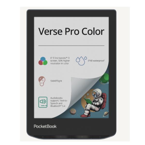 PocketBook Verse Pro Color e-book reader 6 E Ink Kaleido 3 16 GB Wi-Fi Stormy Sea (PB634K3-1-WW)