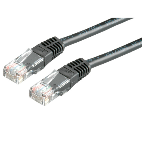 VALUE CAVO UTP PATCHCORD CAT.6/CLASS E, BLACK, 0.5M