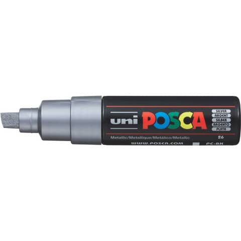 Marcatore Uni Posca PC8K - punta a scalpello …