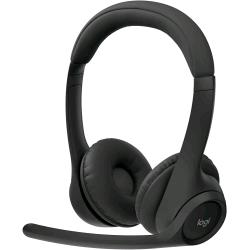 Logitech Zone 305 - Cuffie con microfono - over ear - Bluetooth - senza fili - USB-C tramite adattatore Bluetooth - isolamento dal rumore - Certificato per stanze Zoom, Certificato Google Meet, Works With Chromebook Certified, Works With Google Voice