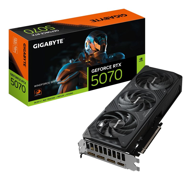 GIGABYTE GeForce RTX 5070 WINDFORCE SFF 12G Scheda …